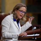 La ministra de Economía, Nadia Calviño. JUAN CARLOS HIDALGO
