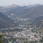 Vista de Villablino, en Laciana, uno de los más afectados por el cierre de la minería.