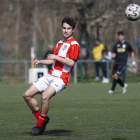 Fumega marcó el gol que encarrilaba el triunfo leonés. FERNANDO