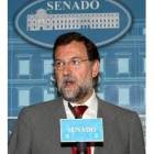 Rajoy se reunió con el grupo popular del Senado