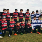 La Escuela Rugby Club León participó en la concentración del pasado sábado en Valladolid. DL