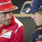 Vettel apunta a Fernando Alonso como el rival más cualificado para evitar su quinto título.