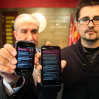 Javier Medina, jefe del Servicio TIC de la Universidad de Valladolid, y Javier Paredes, desarrollador de la aplicación.