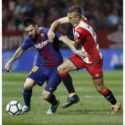 Messi volvió a ser el motor del juego del Barcelona. ANDREU DALMAU