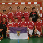 Formación del equipo del Coyanza que lucha por el subcampeonato de la 1.ª Regional Cadete.