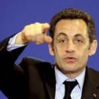 Nicolás Sarkozy en una de las últimas reuniones con colegas europeos
