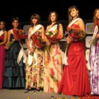 Las seis jóvenes seleccionadas en la semifinal.