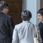 Reunión de Puigdemont y anna gabriel en la Generalitat