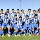 Formación del equipo de la Ponferradina que milita en el grupo 3 de la Liga Nacional Juvenil.
