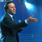 Julio Iglesias durante un concierto en Cartagena de Indias, Colombia . MIGUEL MENÉNDEZ