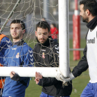 La plantilla de la Cultural regresó a los entrenamientos para comenzar a preparar el partido frente al Burgos CF.