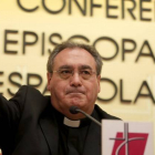 El secretario general y portavoz de la Conferencia Episcopal, José Maria Gil Tamayo, el pasado día 14 de marzo.