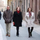 Los integrantes de La Braña, el veterano grupo de folk leonés, festejan hoy sus treinta años.