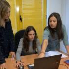 Esther Nistal, Sara Selva y María Juárez. dl