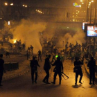 Seguidores de Mursi se enfrentan a la policía en El Cairo.