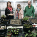 Carmen Acedo, Alicia Alonso y Félix Llamas, profesores de Botánica de la Facultad de Biología de León.