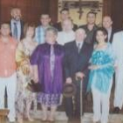 Imagen de la familia Rodríguez Cuesta de Ciñera que celebró sus bodas de oro