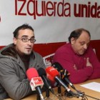 Jesús Martínez Pintor y Miguel Fernández, ayer en Ponferrada.