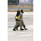 Un detenido en una operación antiterrorista en Melilla.