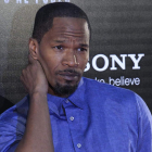Imagen del actor Jamie Foxx, ayer en Madrid.