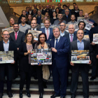 Uno de los actos promocionales a favor de que León se convierta en capital gastronómica de España. DL
