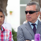 José Fernando y su padre José Ortega Cano, en junio del año pasado.