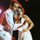 El dúo gallego en un momento de uno de sus conciertos