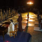 El ajedrez viviente volverá a poner esta noche la nota festiva y teatral al Medievo 2010.