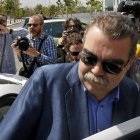 Juan Soler no quiso hacer declaraciones tras quedar en libertad.