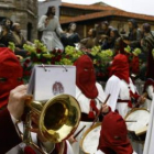 Imagen de archivo de la Agrupación Musical de Santa Marta en la Semana Santa de León .