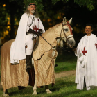 Caballeros templarios durante la Noche Templaria. L. DE LA MATA