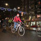 La bicicletada salió de Guzmán y recorrió los barrios de El Ejido y San Mamés.