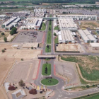 Instalaciones de la factoría de Villamuriel de Cerrato, en Palencia, donde se ubicará el parque.