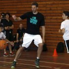 Pau Gasol, durante la presentación del campus que organiza su fundación.