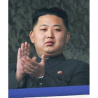 El hijo menor de Kim Jong-Il, Kim Jong-Un, durante los actos del 65º aniversario del Partido de los Trabajadores, el 10 de octubre del 2010.