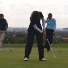 El León Club de Golf cita estos días a los mejores jugadores infantiles. ADOLFO JUAN LUNA
