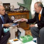 Fraga, recibió ayer en su despacho a W. Giuliani, ex alcalde de Nueva York