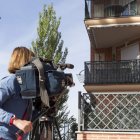 Vista de la vivienda donde tuvo lugar el asesinato de la joven. RAÚLSANCHIDRIÁN