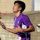 Jorge lamenta una de las ocasiones perdidas por su equipo ante los segovianos.