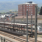 Instalaciones ferroviarias en la estación de Ponferrada. L. DE LA MATA