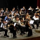 La Orquesta Joven de la Sinfónica de Galicia, durante un concierto