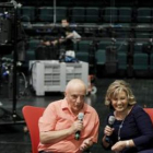 María Teresa Campos, y Fernando Navarrete, director de la ceremonia.