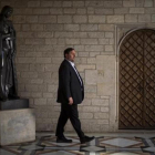 Oriol Junqueras, en el Palau de la Generalitat.