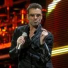 El cantante británico George Michael en un concierto en Madrid