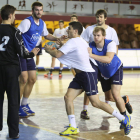 La plantilla entrenará hoy en el Palacio para preparar el partido ante el Bidasoa Irún.