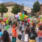 Suelta de globos en Gordoncillo al comenzar las fiestas del año pasado en honor a San Juan Degollado