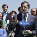 Rajoy, en la presentación de la candidatura por Madrid. J. J. GUILLÉN