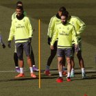 Pese a las tensiones de los últimos días el ambiente fue bueno en el último entrenamiento. CHEMA MOYA