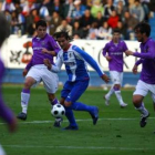 De Paula, en el partido ante el Valladolid B.