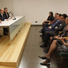 Un momento de la inauguración del Colegio de Abogados.